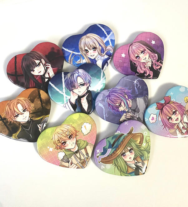PRSK Heart Buttons (2025) PRSK Heart Buttons (2025)