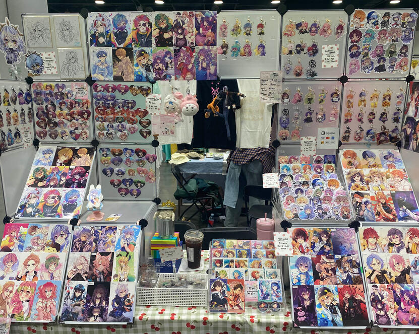 Artist Alley Table (Edmonton Expo)